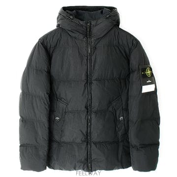 26FW 스톤 크링클랩스 후드 패딩 차콜 L2S154100037 S0A23 V0062