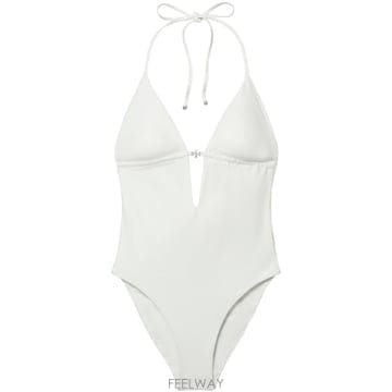 26SS 토리버치 화이트 stretch nylon 스윔 수트 178581100 TP578087332