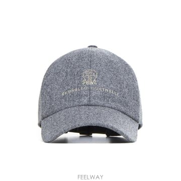 브루넬로 쿠치넬리 로고 embroidery cap M038P9850CGQ69 TP579509256