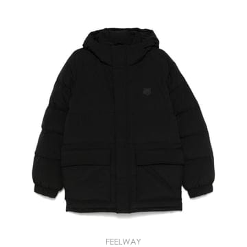 24FW Maison Kitsune Maison Kitsune 로고 다운 자켓 NM02209WQ4031P19