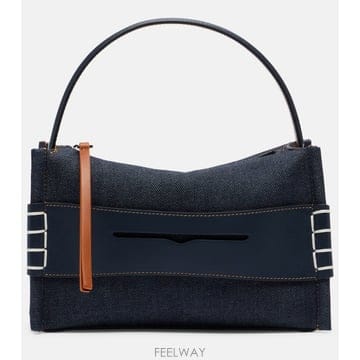 국내출고 JW앤더슨 Loafer 스몰 데님 숄더 백