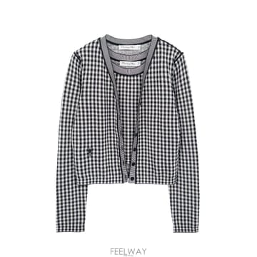 DIOR [������] ��� üũ����� ����� & �����긮�� Ʈ�� SET 36 ����/���̺��� 6ET1596[������] ��� üũ����� ����� & �����긮�� Ʈ�� SET 
