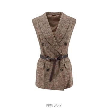 인더샵 BRUNELLO CUCINELLI 브루넬로 쿠치넬리 브라운 베스트