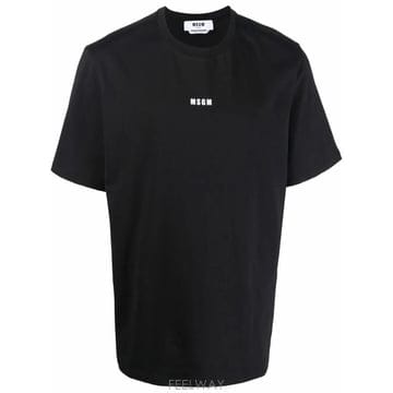 당일배송 엠에스지엠 로고 프린트 티셔츠