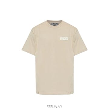 당일배송 베르사체 로고 디테일 티셔츠