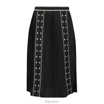 24SS 울라 존슨 여성 스커트 PS240308NOIRNOI TP577489880