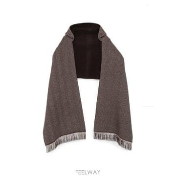 Brunello Cucinelli �׶�����Ÿ �ؿ� ���ڷ� ��ġ�ڸ� ���� CASHMERE SCARF MSCDAGW86CX945�׶�����Ÿ �ؿ� ���ڷ� ��ġ�ڸ� ���� CASHMERE SCARF 