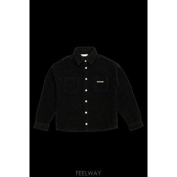 25FW 팜엔젤스 셔츠 with houndstooth pattern PBES005F25FAB0014603 T