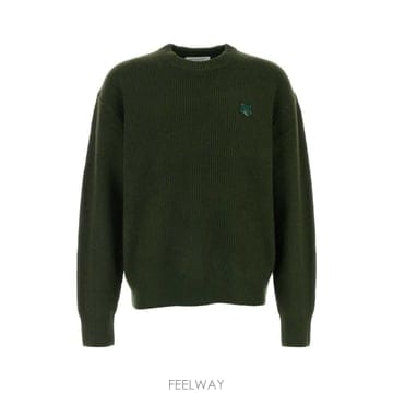 25FW Maison Kitsune Bold Fox Head Patch 스웨터 LM00818KT1093P39