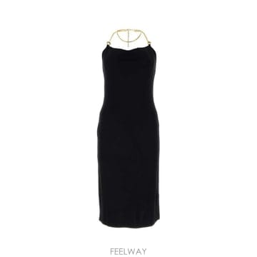 24SS 보테가베네타 Viscose Midi 드레스 773543V3O301000 TP578505250