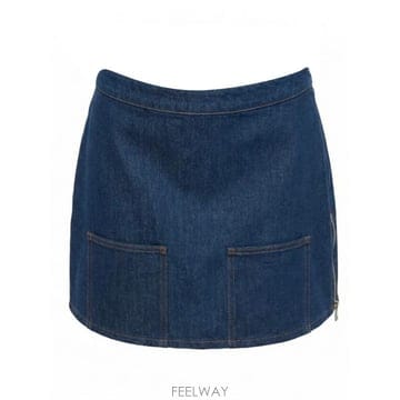 26SS Fendi Gonna Ff Reverse Den FLQ608AOHSF0QB0 TP579307234