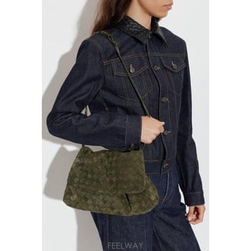 26FW 보테가베네타 Giorno tweed 그린 백 857657V5ZZ03785 TP578187153