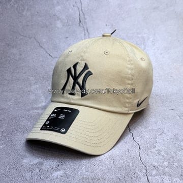 (국내배송) 나이키 볼캡 뉴욕 양키스 MLB 콜라보레이션 스우시 남여 볼캡 오가닉 코튼