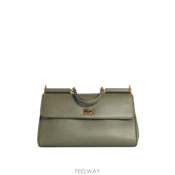 26SS 돌체앤가바나 My Sicily 핸드백 in military 그린 레더 BB7782B732180560