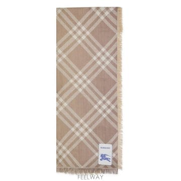 26FW Burberry 스카프 made of 울 앤 실크 with fringes 8125843177545B