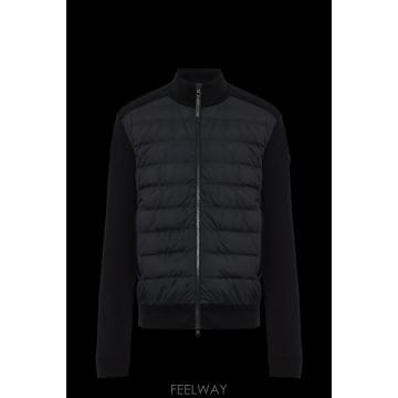 26FW Moncler Mixed fabric  Quilted design 앤 니트 fabric  Full 