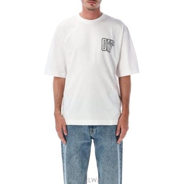 26FW Off 화이트 Off 화이트 Motion Arrow skate T 셔츠 26AOMAA120F26JE