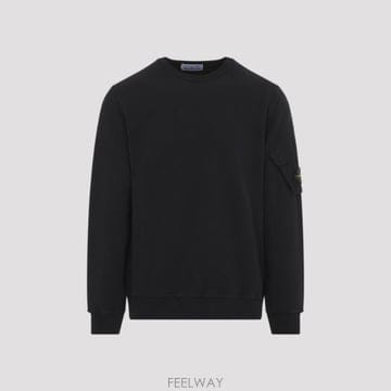 26FW 스톤아일랜드 크루넥 스웨트 셔츠 with 로고 L2S156100015S0A20V0029 TP5793