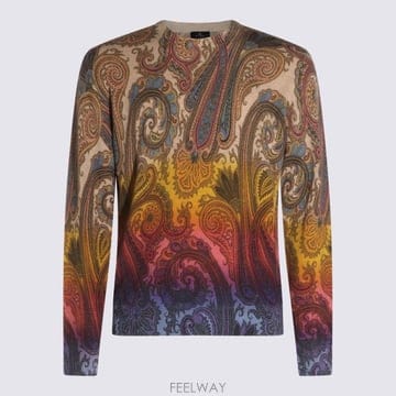 26FW Etro Paisley degrade 스웨터 MRKF0096AK17LS9820 TP577892970