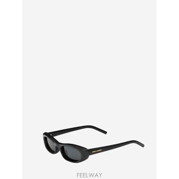 26FW 생로랑 SL 557 Shade Plump 로고 선글라스 [M] A003CX Y9958 1000