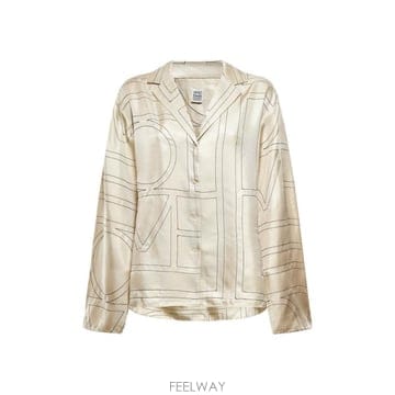 Toteme CAMICIA CON STAMPA MONOGRAM 213755707926 TP578984316