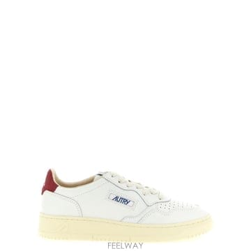 26FW 오트리 Medalist 로우 Man Lea Suelogo Wht Deepclaret AULMBJ01