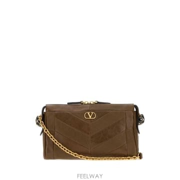 Valentino 26FW �߷�Ƽ�� ����ٴ� ũ�ν��� 9W2B0S99UYF BGQ Brown26FW �߷�Ƽ�� ����ٴ� ũ�ν��� 9W2B0S99UYF BGQ Brown