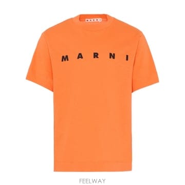 26SS Marni T 셔츠 With 로고 M002MVM00RF0M436 TP570978399