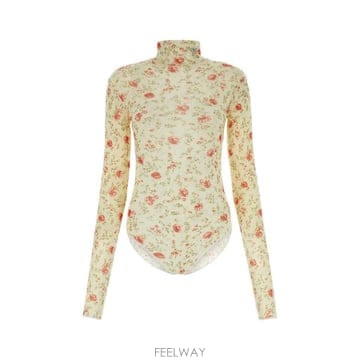 24FW 프라다 Floral Mesh 바디 수트 32157SOOO14ZKF0011 TP579248315