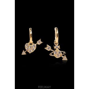 ViVienne westwood 26FW ���� ����Ʈ��� Silver earrings Kiri 6203009K01R102R102 TP58126FW ���� ����Ʈ��� Silver earrings Kiri 6203009K01