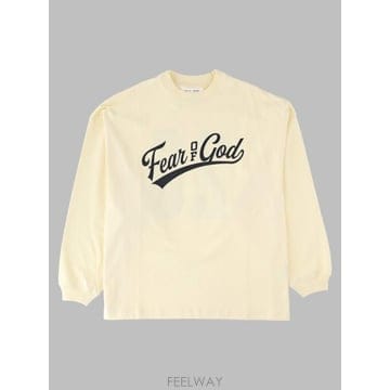 Fear of God 26SS �Ǿ���갫 ���� Ƽ���� RW00272 CHALK IVORY26SS �Ǿ���갫 ���� Ƽ���� RW00272 CHALK IVORY