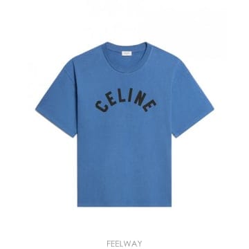 26FW Celine 맨즈 T 셔츠 RX0HU1242GLX6 TP580891625