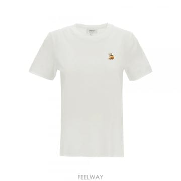 Maison Kitsune ����Ű���� 26SS �帮�� ���� ��ġ Ƽ���� ȭ��Ʈ QW00109KJ7026 P100����Ű���� 26SS �帮�� ���� ��ġ Ƽ���� ȭ��Ʈ QW00109