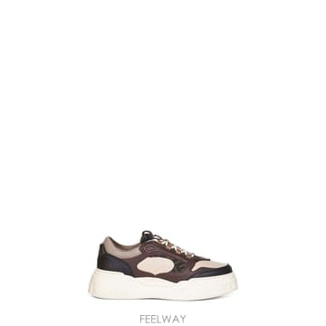 Fendi Fendi Force 스니커즈 in 블랙 milk 베이지 7E1728AU20F1T29 TP5792