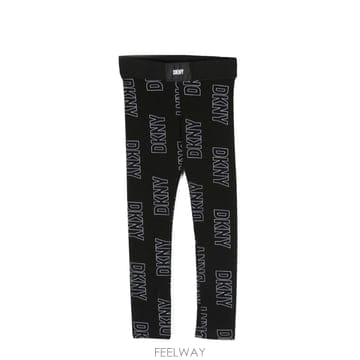 디케이엔와이 올오버 로고 레깅스