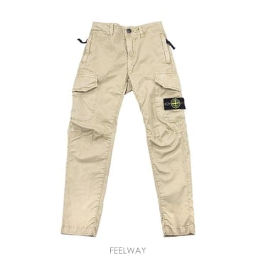 25SS 스톤아일랜드 Cargo trousers with 스톤아일랜드 badge 781630410V0190