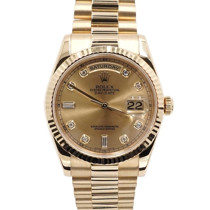 Rolex �ѷ��� 118238 18K������ DAY-DATE ���̵���Ʈ ��������Ʈ ���̾� 36mm �����ð�aa66672�ѷ��� 118238 18K������ DAY-DATE ���̵���Ʈ ��������