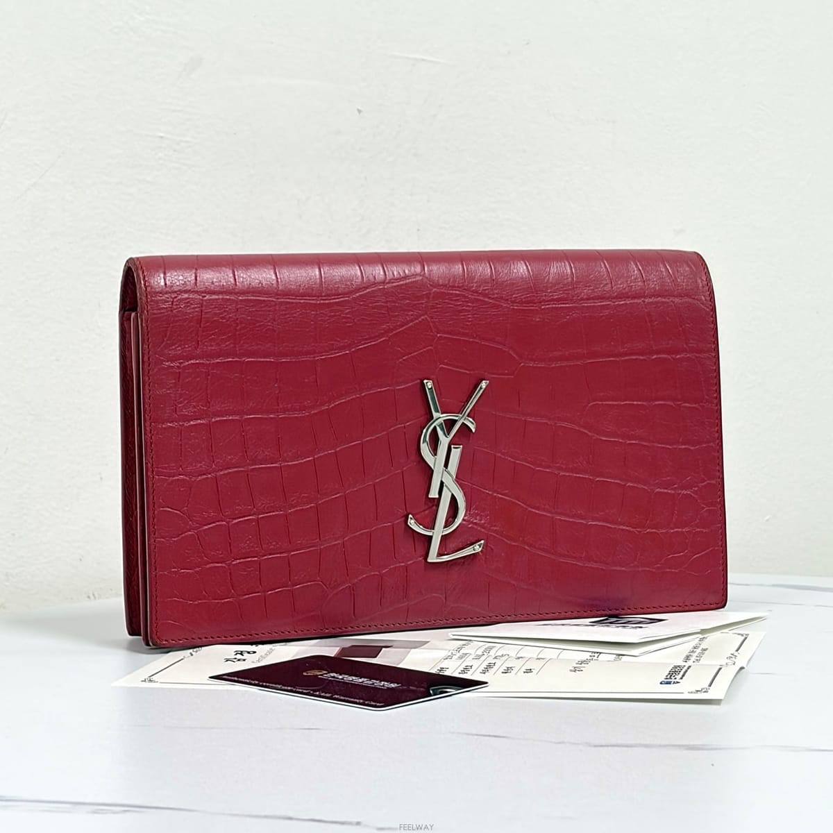 Saint Laurent ���ζ� ���׷� �÷� Ŭ��ġ�� (400409)���ζ� ���׷� �÷� Ŭ��ġ�� (400409)