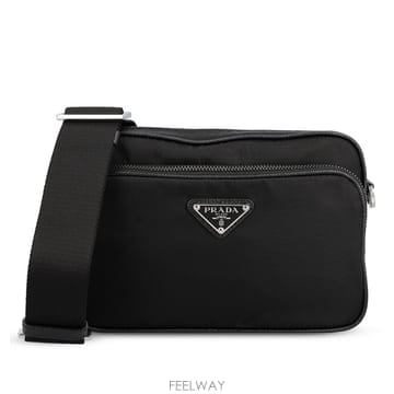 [비엔비명품관] PRADA 프라다 남여공용 리나일론 및  사피아노 가죽 숄더백 크로스백