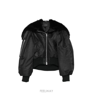 시몬 로샤 hooded bomber jacket 12173476790536 TP725279300