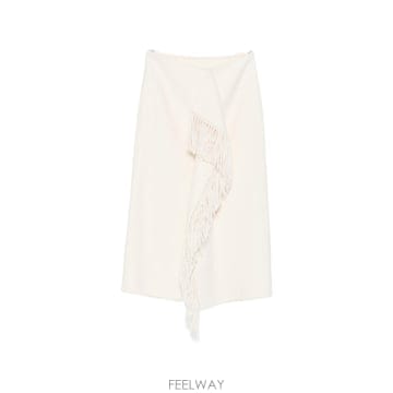 Rohe double faced fringe midi skirt 12188736946440 TP7253691