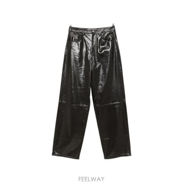 Rohe lacquer baggy leather trousers 12188737011976 TP7253688