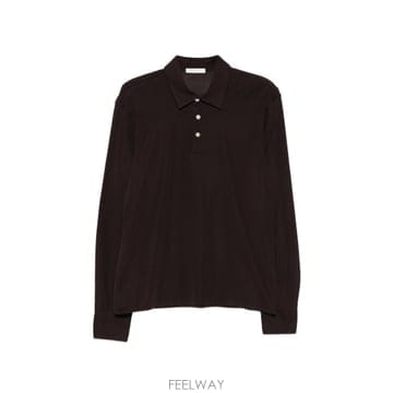 더로우 Reyes 롱 슬리브 폴로 셔츠