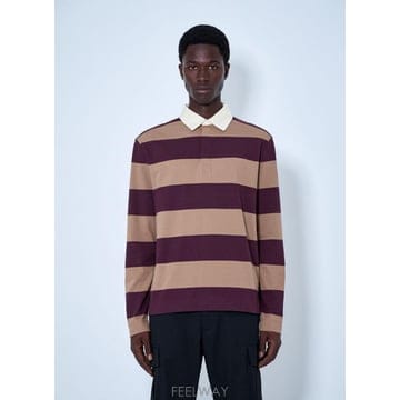 26 FW 몽클레어 남성 스트라이프 럭비 셔츠 L2091 8B00001 89BHR F26 TP87627163