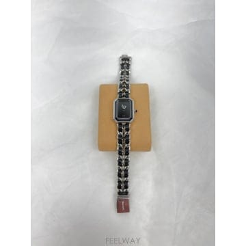 샤넬 프리미에르 실버 블랙 여성시계  XL