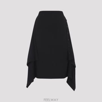 르메르 여성 스커트 BLACK