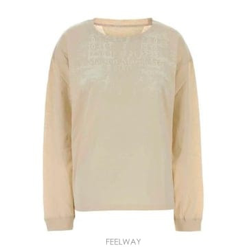 Maison Margiela [B47]�������������� S51GC0556M20162102 ���� Ƽ���� ���� ž CREAM COTTON T S[B47]�������������� S51GC0556M20162102 ���� Ƽ���� ��