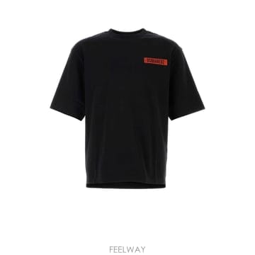 [X45]DSQUARED S71GD1671D20106 900 남성 티셔츠 민소매 탑 Black cotton 