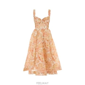 Zimmermann [X45]���Ӹ� 6847DC261 GLBLM ���� ���ǽ� �� �̵� �̴� �巹�� Printed linen bl[X45]���Ӹ� 6847DC261 GLBLM ���� ���ǽ� �� �̵� �̴� 