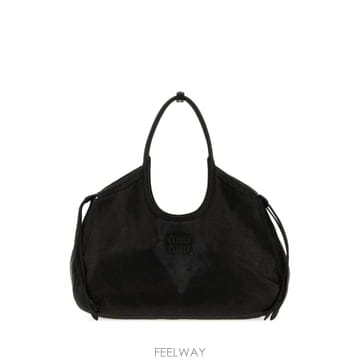 Miu Miu [X45]�̿�̿� 5BG3422BBL F0002 ���� ��Ʈ�� ���۹� ž�ڵ�� �ڵ�� Black nappa l[X45]�̿�̿� 5BG3422BBL F0002 ���� ��Ʈ�� ���۹� ž��